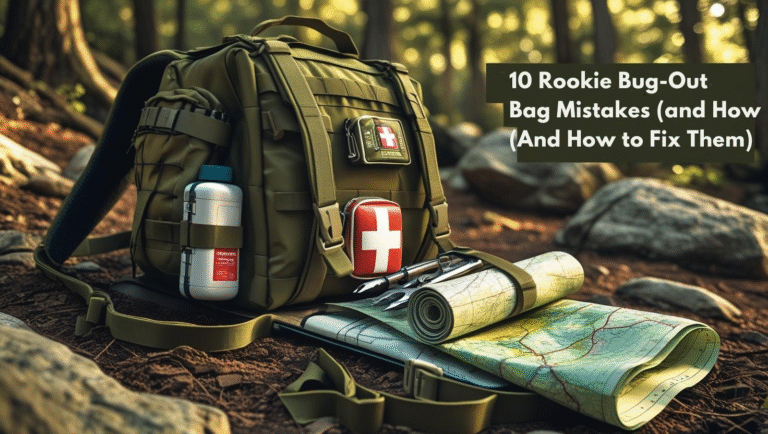 10 Rookie Bug-Out Bag Mistakes (and How (And How to Fix Them)