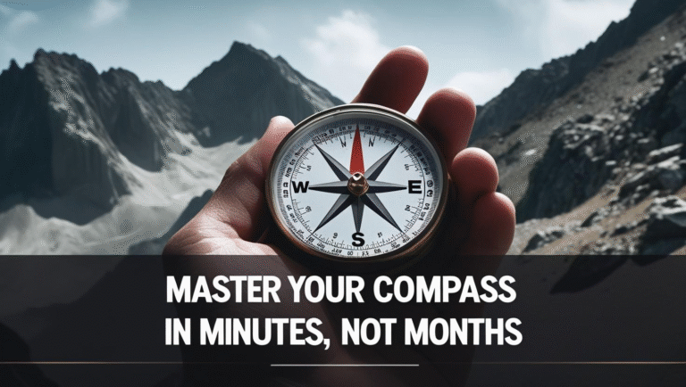 How to Read a Compass in 60 Seconds (No GPS Needed)
