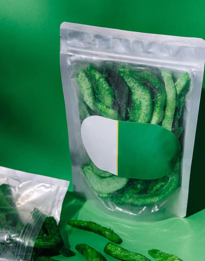 Long‑term food storage setup with sealed mylar bags