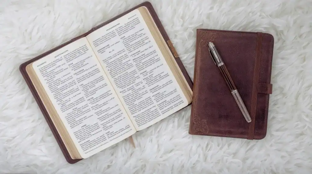 A Bible, good journal and pen