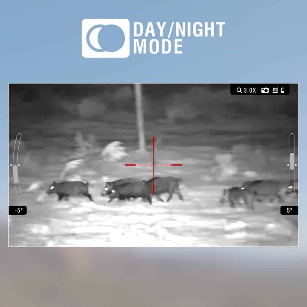 ATN X-Sight LTV 3-9x thermal image