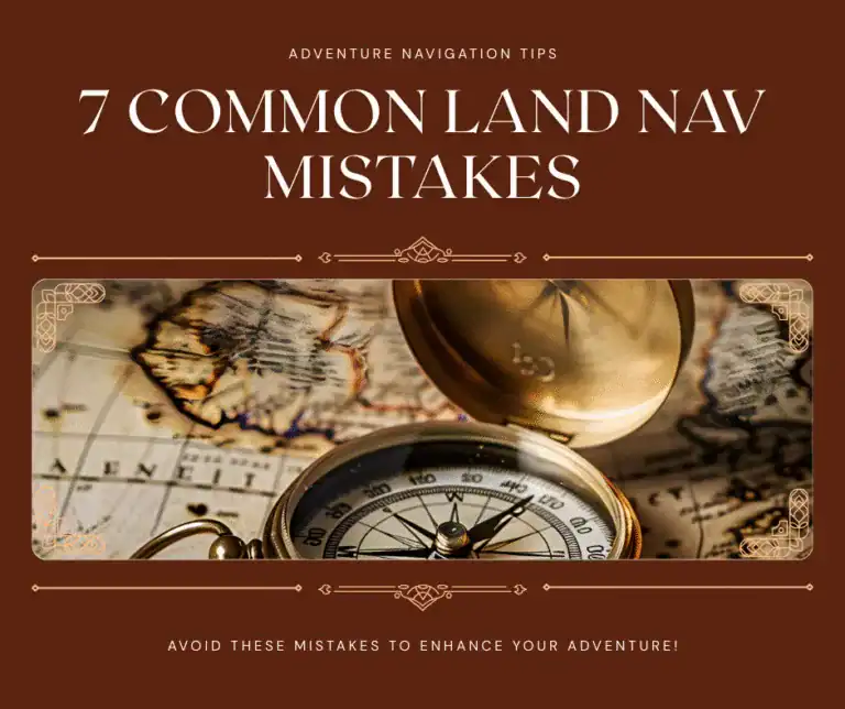 Land navigation tips and common mistakes to avoid during outdoor adventures, featuring a vintage compass on an old map, perfect for hiking and adventure enthusiasts.