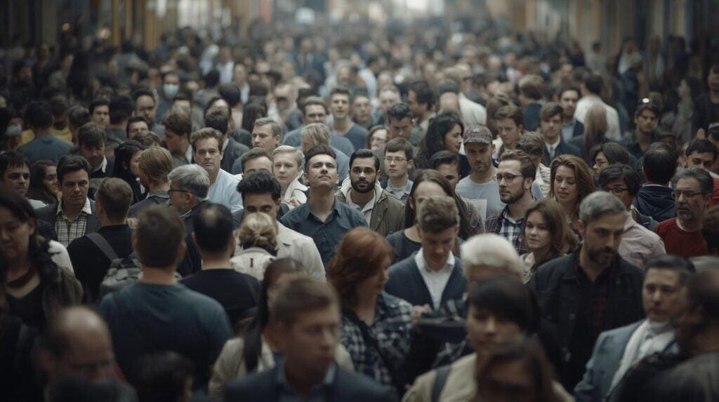 Gray Man practice scenario in public environment"
