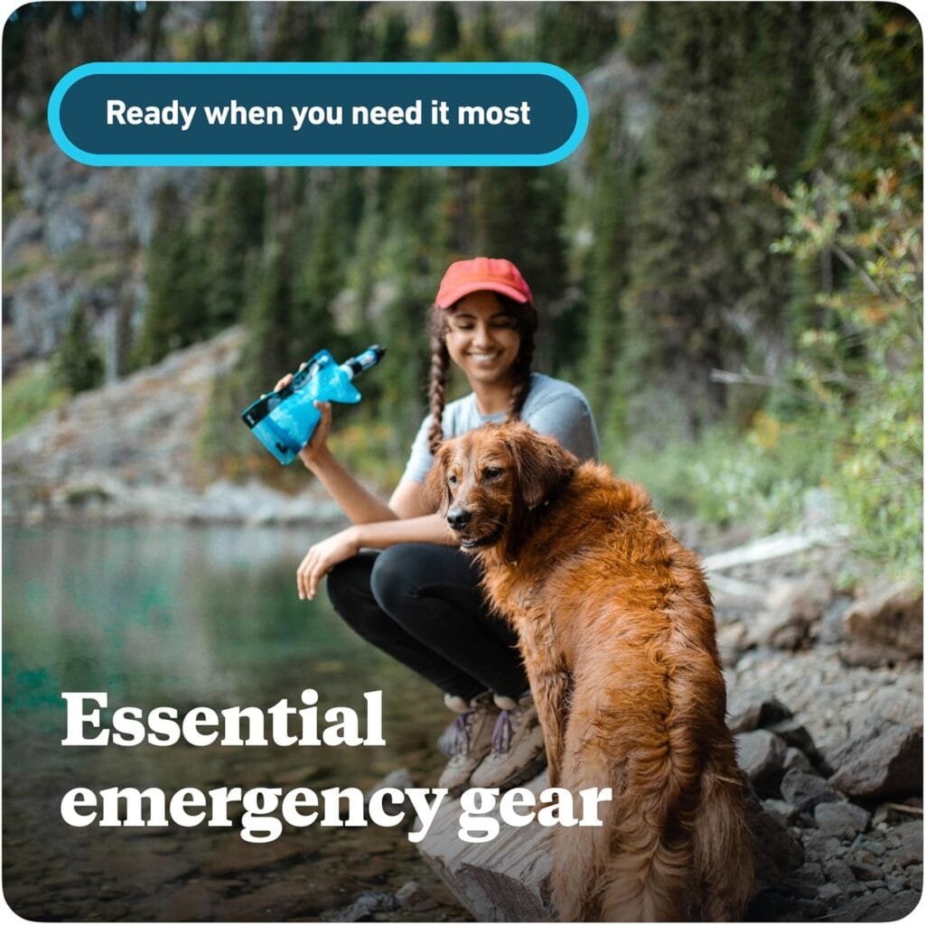 Leak-proof water bottle for outdoor adventures and emergency preparedness, ideal for hiking, camping, and survival situations. Compact, durable, and eco-friendly.