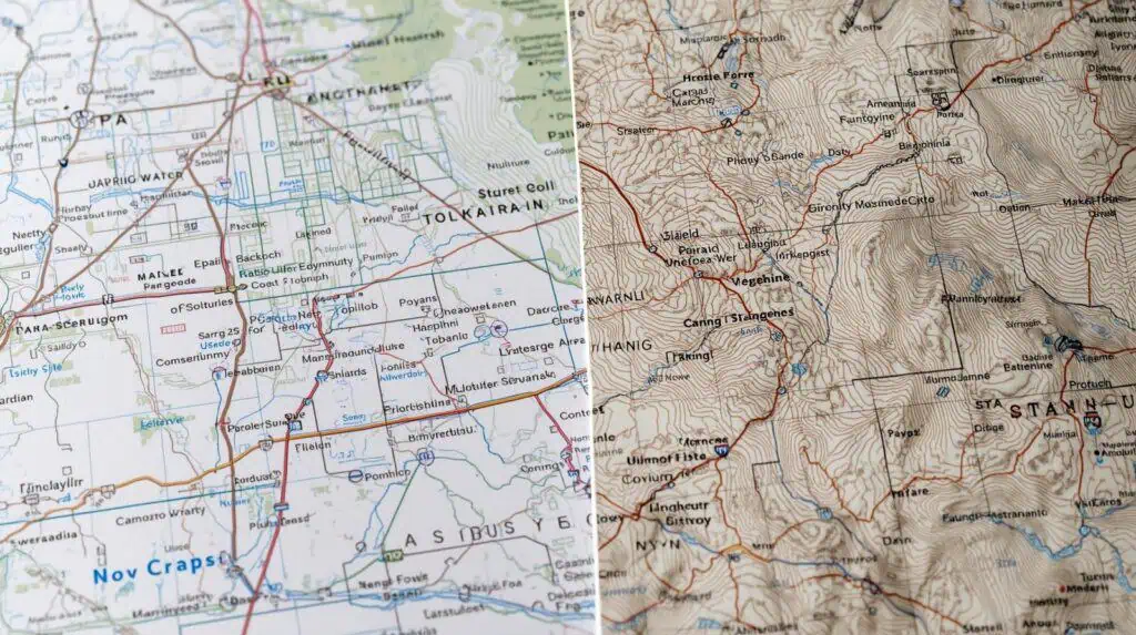 Detailed topographic and road maps of different regions, ideal for outdoor adventure planning and navigation. Perfect for hiking, camping, and exploring remote destinations with accurate geographic information.