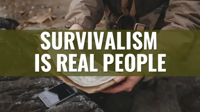 Survivalist preparing navigation tools outdoors, emphasizing survival skills and wilderness exploration.