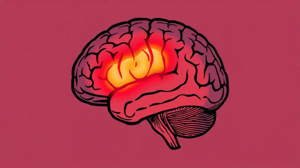 Diagram showing panic hijacking the brain in emergencies.