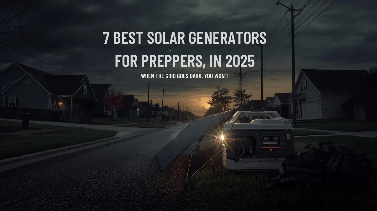 Best Solar Generator for Preppers