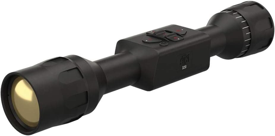 High-powered digital rifle scope for hunting and outdoor adventures with illuminated reticle and adjustable magnification.