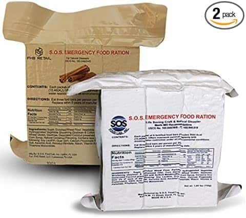 Emergency food ration packets for survival kits, ready-to-eat emergency food supplies, compact and long shelf life, ideal for outdoor adventures and disaster preparedness.