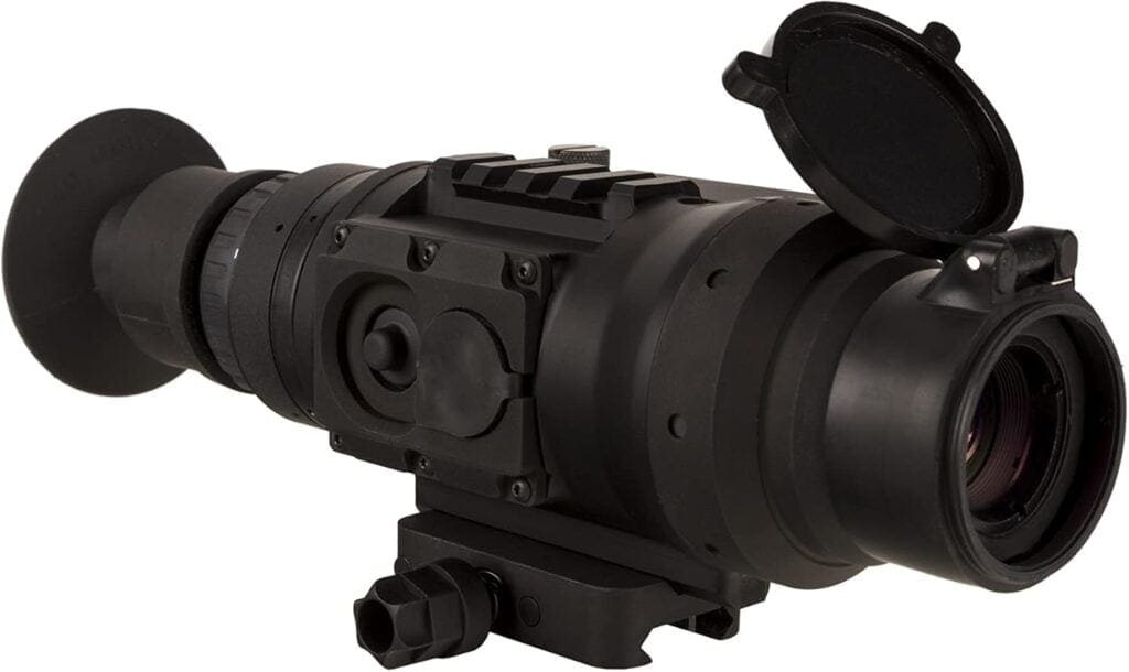 High-powered tactical riflescope with adjustable zoom for outdoor adventure and hunting. Durable construction, long-range precision, and optimal light transmission for wildlife observation and shooting sports.
