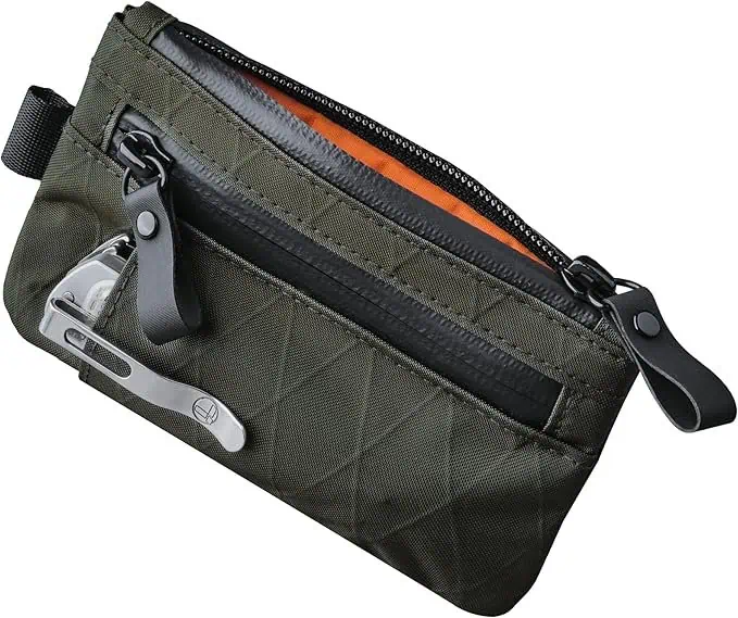 ALPAKA Zip Pouch Pro - Minimalist Zipper Wallet - with RFID Blocking ID Card Holder Wallet with Zipper for Men with Multi-tool Slot