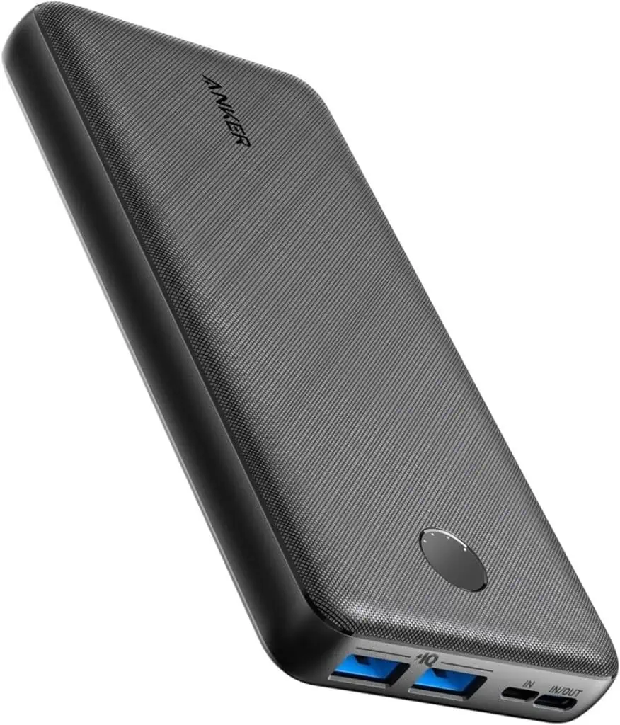 Anker Portable Charger, 325 Power Bank (PowerCore Essential 20K), 20000mAh Battery Pack with 15W Charging, PowerIQ, 2 USB-A, 1 Micro USB, Two-Way USB-C...