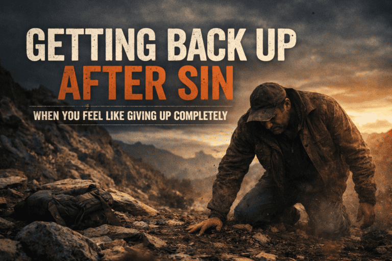 Getting back up after sin