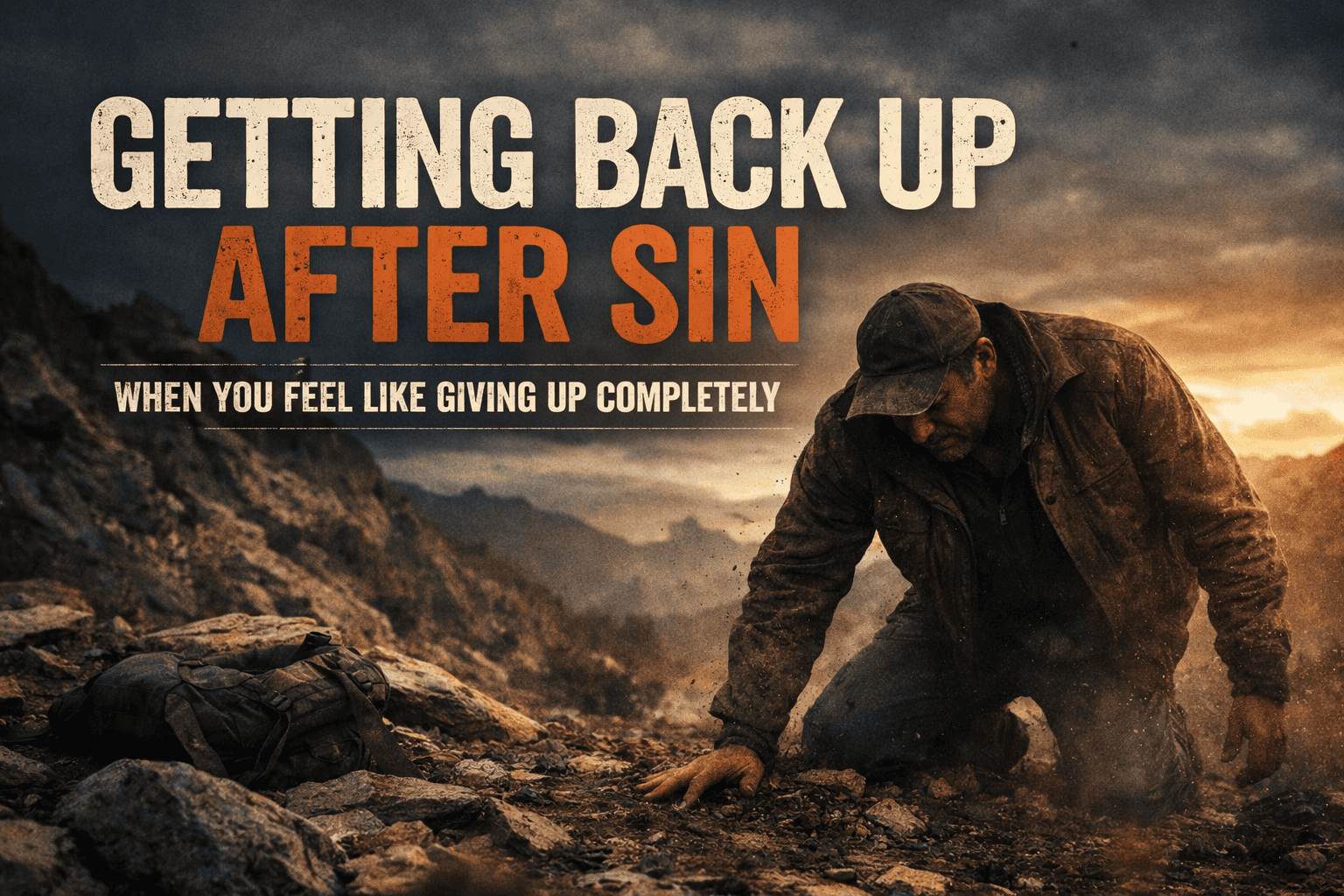 Getting back up after sin