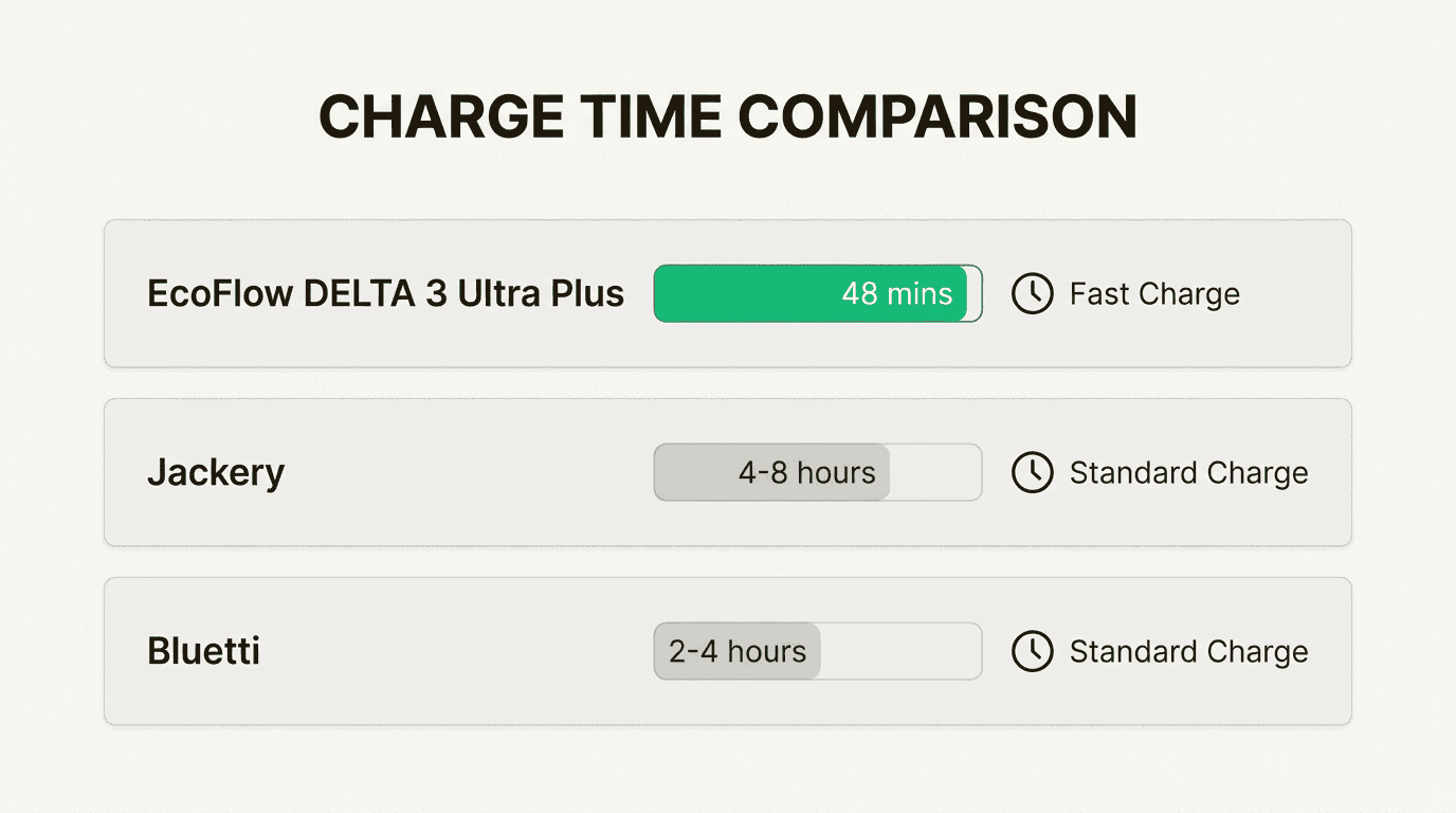 EcoFlow solar generator providing reliable off-grid power during outages, ideal for camping, outdoor activities, and emergency backup with fast charging capabilities.