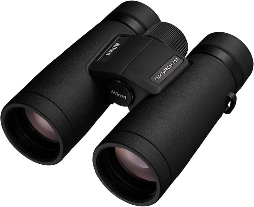 Nikon MONARCH M7 10x42 Binocular |Waterproof, fogproof, rubber-armored Full-Size Binocular with ED glass & wide field of view, oil & water repellent