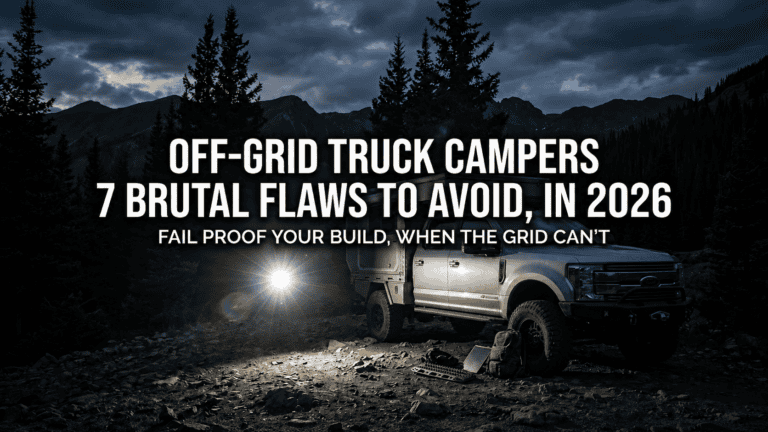 Off-Grid Truck Campers: 7 Brutal Flaws to Avoid