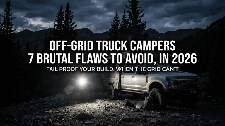 Off-Grid Truck Campers: 7 Brutal Flaws to Avoid