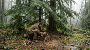 Starting a Fire in Wet Conditions