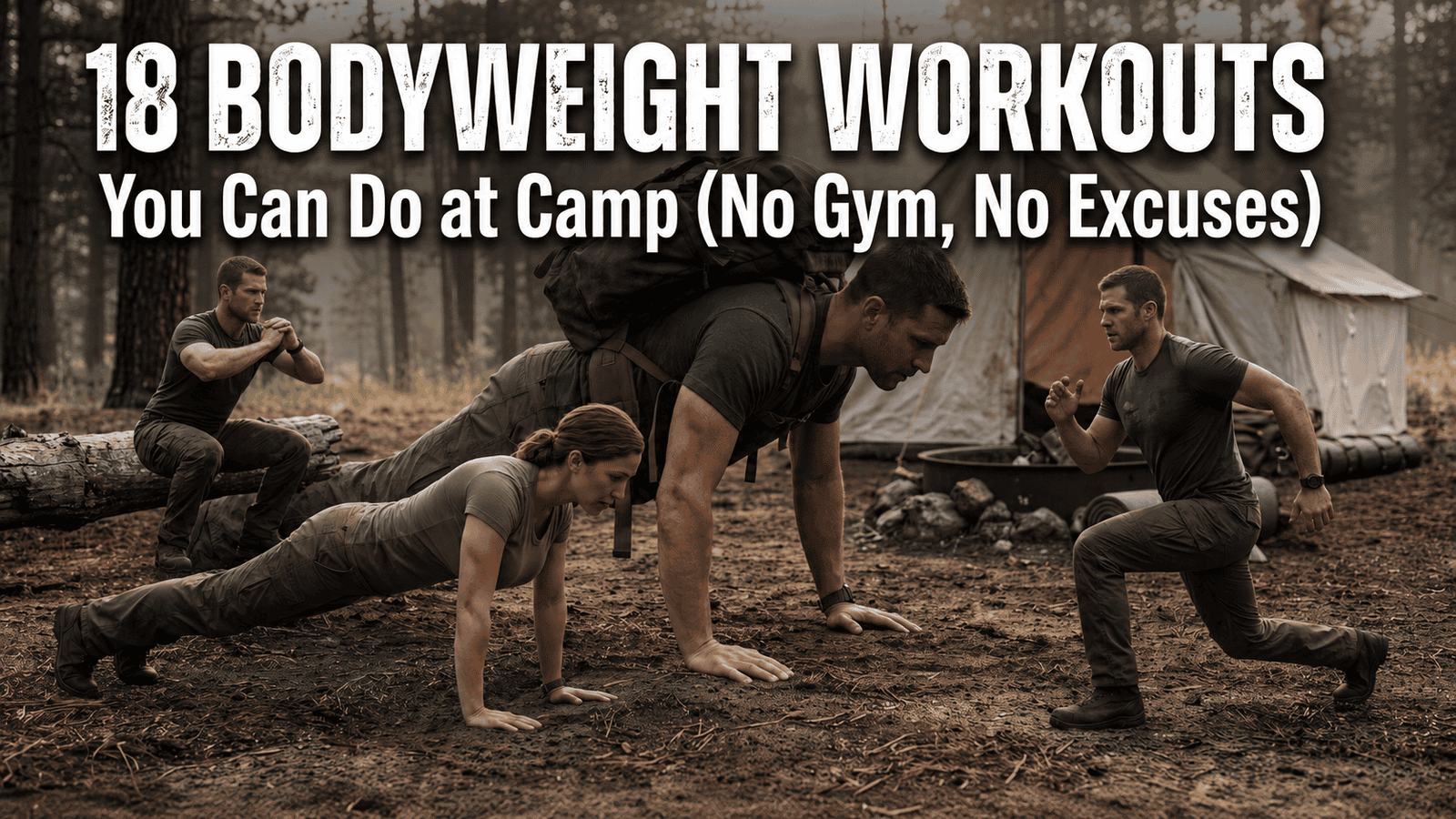 18 Bodyweight Workouts You Can Do at Camp (No Gym, No Excuses)