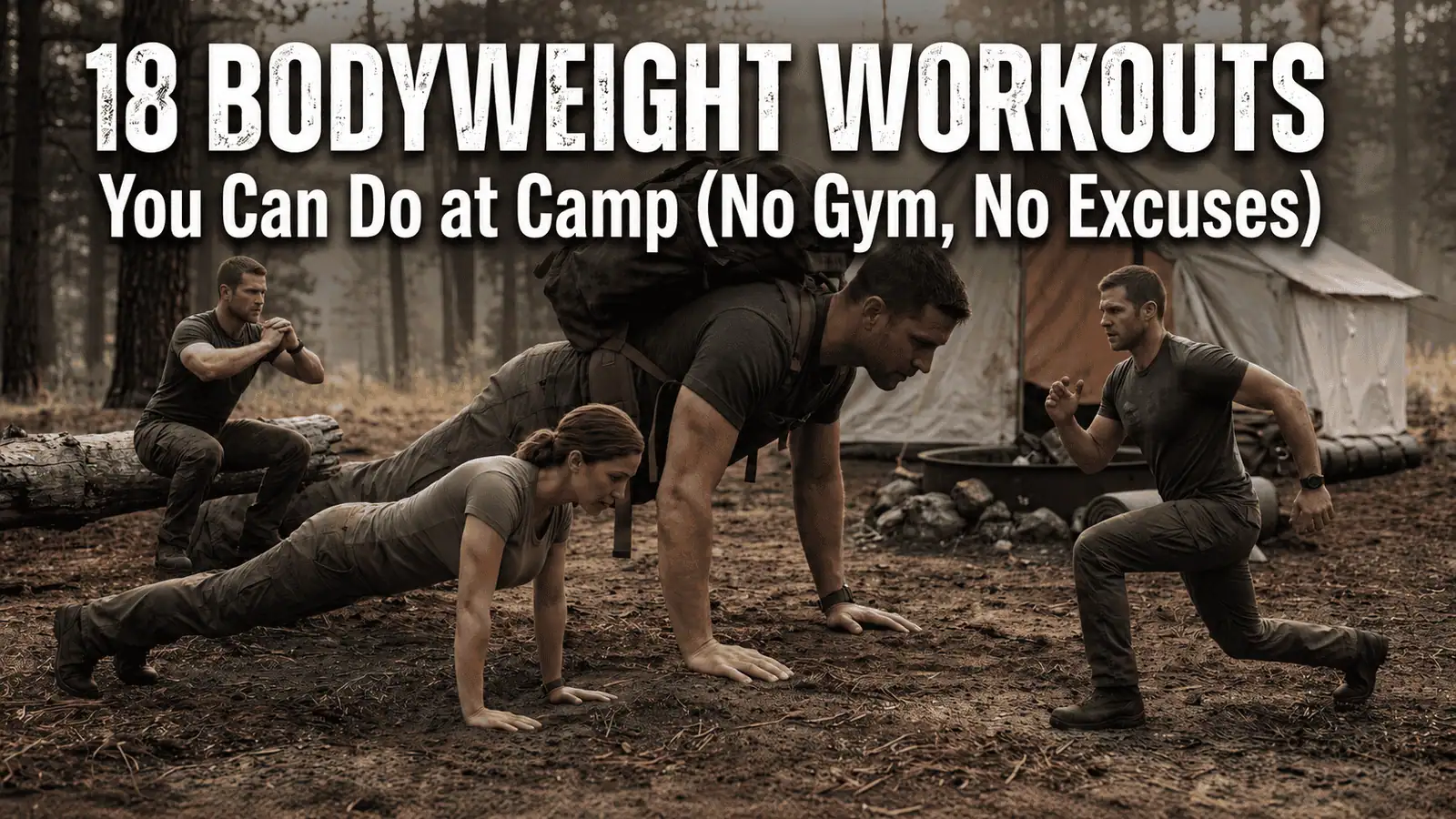 18 Bodyweight Workouts You Can Do at Camp (No Gym, No Excuses)